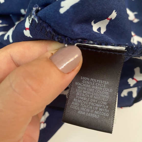 Torrid blue tunic dress sleeveless with white dogs print women’s size 2X( 18-20) - Picture 8 of 11